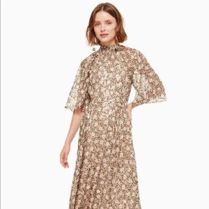 Kate Spade Floral Park Midi Dress - Never Worn